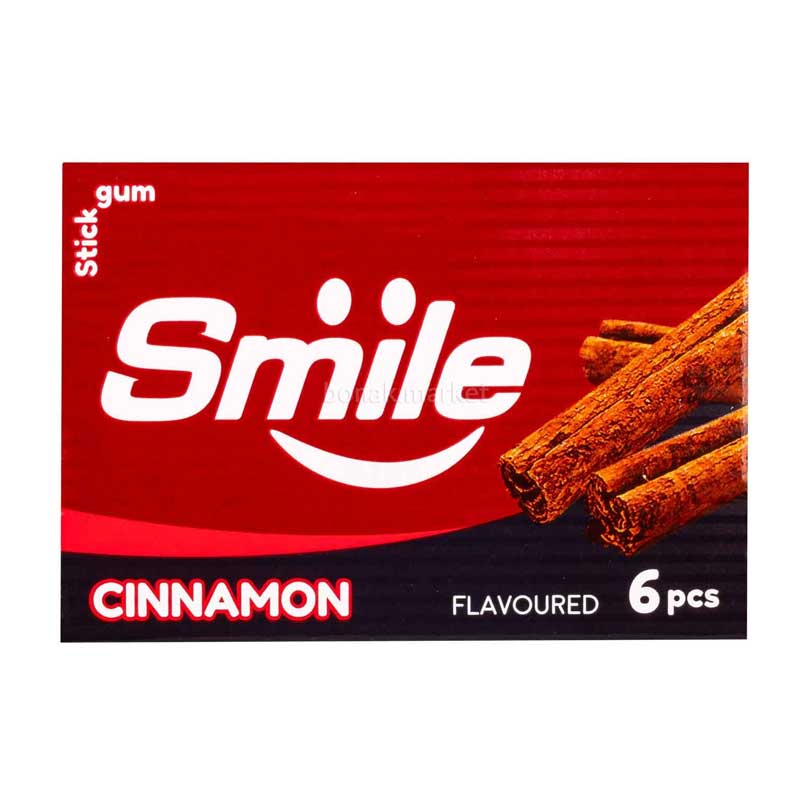 آدامس استیک اسمایل (Smile) طعم دارچین